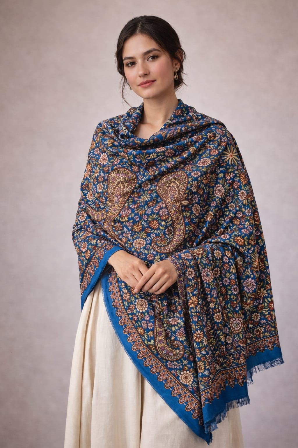 The Blue Floral Paisley