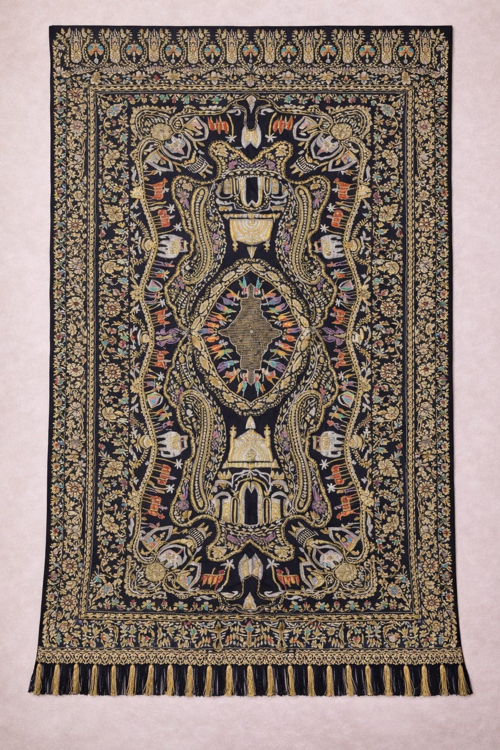 The Navy Jamawar — detail 1